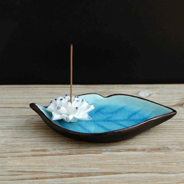Lotus Leaf Incense Holder